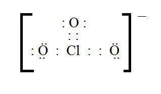 C. what is the formal charge of the chlorine atom in the chlorate ion (cio3)?  +2, +2, 0, -1, -2
