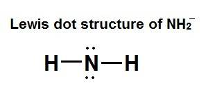 Which is the correct lewis dot structure of nh2-?