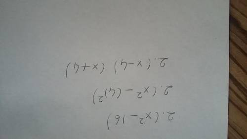 What is the completely factored form of 2x2 – 32?