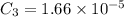 C_{3}=1.66\times10^{-5}