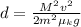 d = \frac{M^2v^2}{2m^2\mu_k g}
