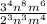 \frac{ 3^{4}  n^{8} m^{6} } {2^{3}  n^{3} m^{4}  }