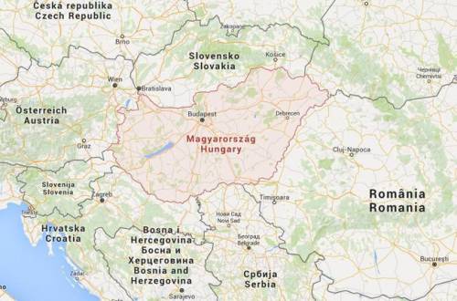 •what country is directly east of hungary?