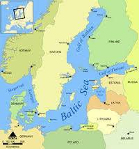 Ships could reach the port of st. petersburg via the baltic sea. where is that sea?   a. a b. b c. c