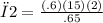 σ2 = \frac{(.6)(15)(2)}{.65}