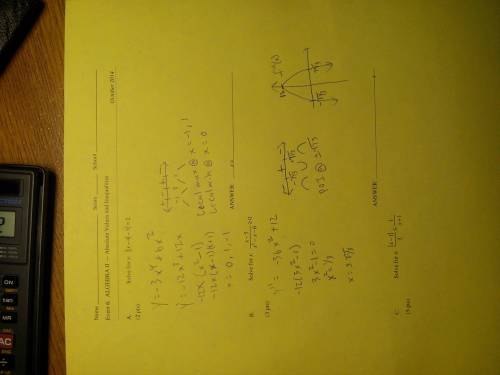 Find first derivative, the zeros, max and min, then 2nd derivative the zeros, point of inflection an