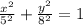 \frac{x^2}{5^2}+\frac{y^2}{8^2}=1