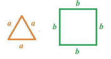 The side of a triangle with 3 equal sides is 3 inches shorter than the side of a square. the perimet