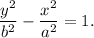 \dfrac{y^2}{b^2}-\dfrac{x^2}{a^2}=1.