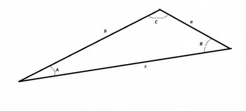 Find the area of the given triangle to the nearest square unit. angle a= 30 degrees, b=10, angle b=4