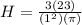 H=\frac{3(23)}{(1^{2})(\pi) }