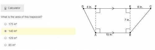 What is the area of the trapezoid with height 10 units?