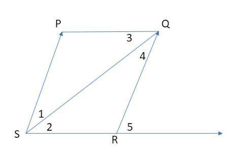 Name the two lines and the transversal that form each pair of angles
