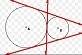 Given:  circle a externally tangent to circle b. how many possible common tangents to circles a and
