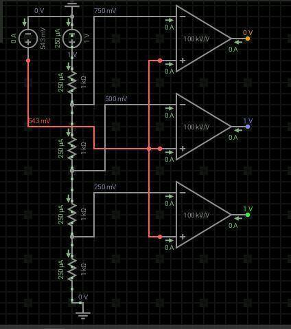The first time we saw a voltage divider in class was in the illustration of a flash adc. the purpose