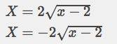 Solve using the quadratic formula  x^2=4x-8