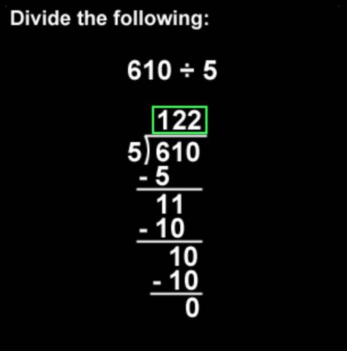 What is the answer to a division problem called?