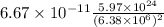 6.67 \times 10^{-11} \frac{5.97 \times 10^{24}}{(6.38 \times 10^{6})^2}