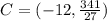 C=(-12,\frac{341}{27})