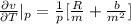 \frac{\partial v}{\partial T} |_{p}= \frac{1}{p}[ \frac{R}{m}+ \frac{b}{m^{2}}]