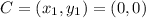 C=(x_1,y_1)=(0,0)