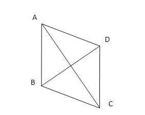 Kite a b c d is shown. lines are drawn from point a to point c and from point b to point d and inter