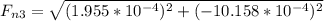 F_{n3} = \sqrt{( 1.955*10^{-4})^{2} +( -10.158 *10^{-4})^{2} }