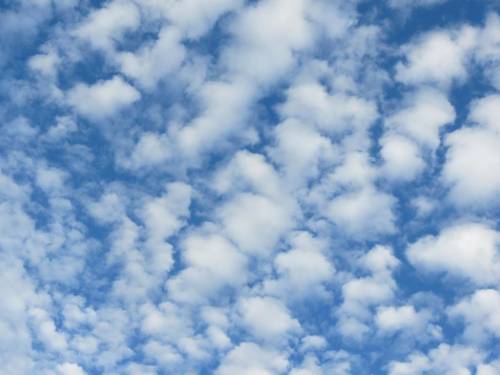 The lowest altitude of an altocumulus cloud is about 3^(8) ft. the highest altitude of an altocumulu