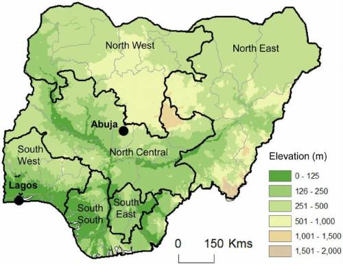 How many major culture regions are found within the colony of nigeria what sort of problems might re