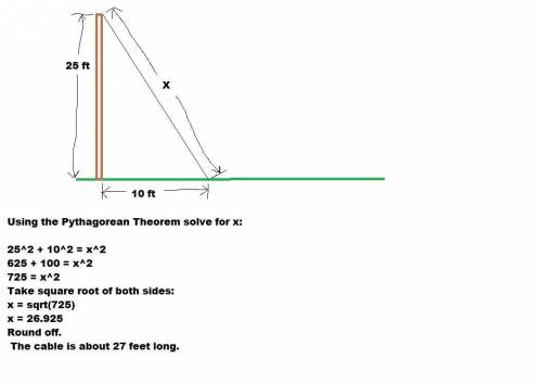 The pythagorean theorem can be used in many real-world scenarios. part 1 write your own real-world s