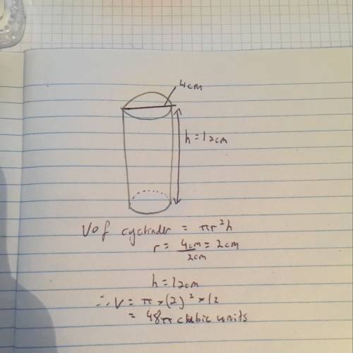 What is the volume of a tin can 4cmx12cm