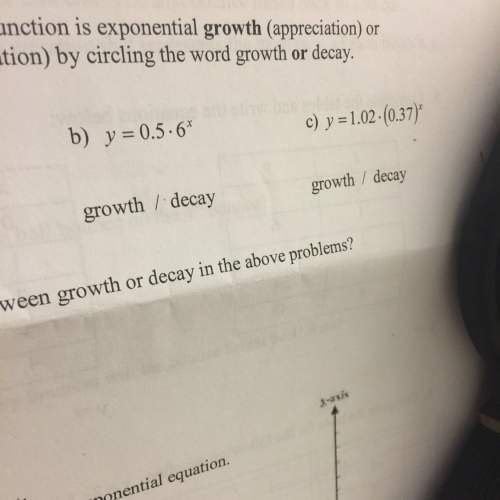 Identify whether the given functions is exponential growth or exponential decay
