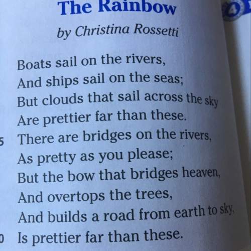 How does the author use comparison to describe the rainbow?