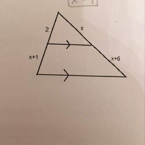 How do i solve for x since the triangles are similar?