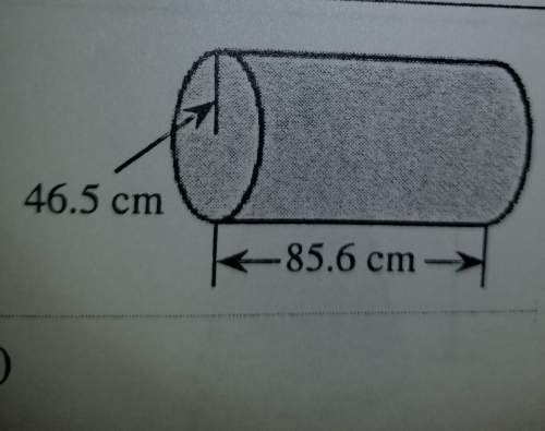 Find the lateral surface area and volume of the cylinder