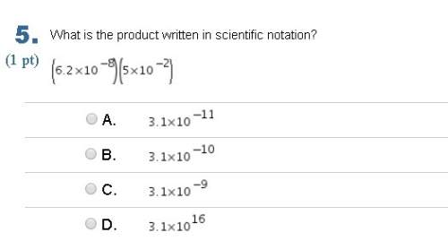 What is the product written in scientific notation?