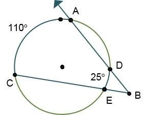 What is the measure of angle abc? 42.5° 67.5° 85° 135°