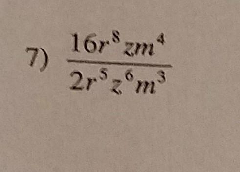 How do you simplify the following expression with the answer not containing negative exponents?