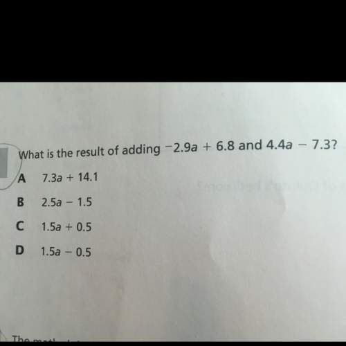 What is the result of adding -2.9+6.8 and 4.4 - 7.3