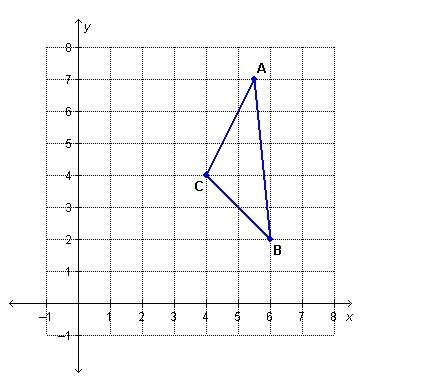 80 points + brainliest clayton needs to reflect the triangle below across the line y=x which state