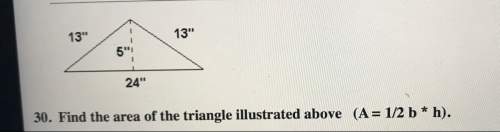 Me find the area of the triangle above