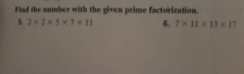 What do they mean by find th number with the given prime factorization