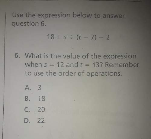 Use the expression below to answer question 6