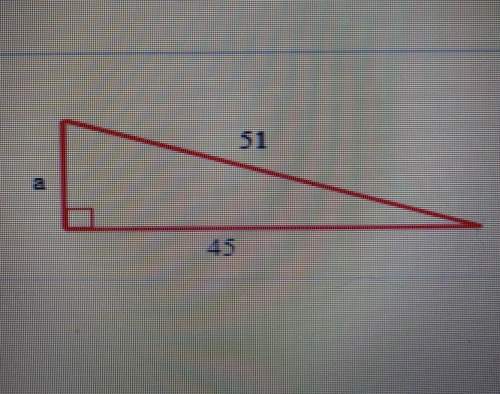 Can someone tell me how to figure this out. need asap find the length of the third side of the righ