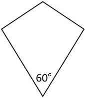 How do i find the all of the angle measures of a kite with only one given angle?