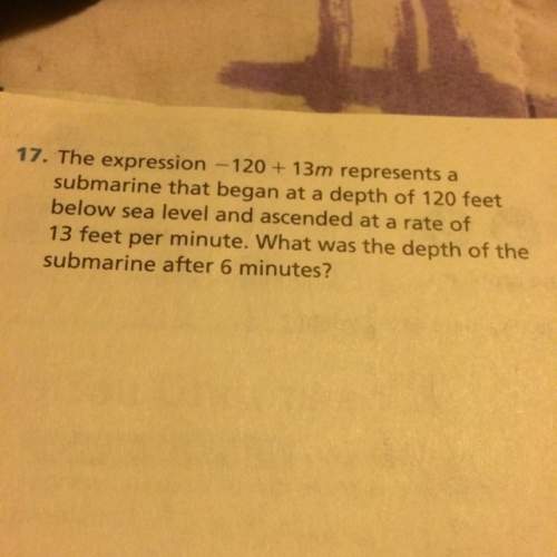 What was the depth of the submarine after 6 minutes