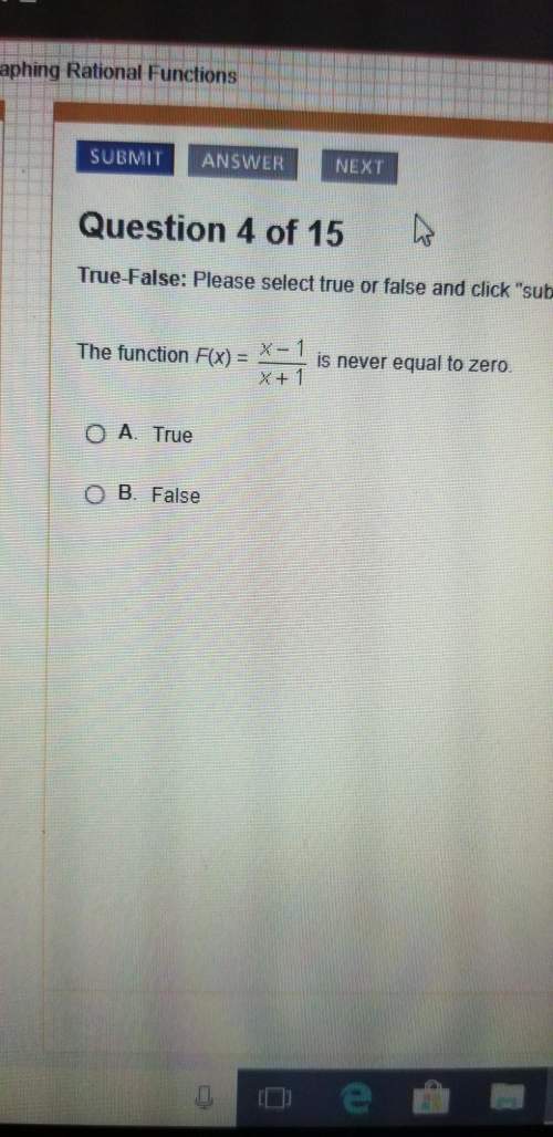 The function f(x)=x-1/x+1 is never equal to zero