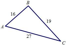 Find the area of the given triangle. round the answer to the nearest tenth. a. 7.9 square units b. 1