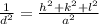 \frac{1}{d^{2}} = \frac{h^{2} + k^{2} + l^{2}}{a^{2}}