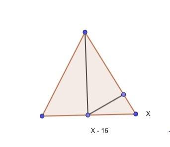 In an isosceles triangle, the angle between the altitude drawn to the base of the triangle and one l